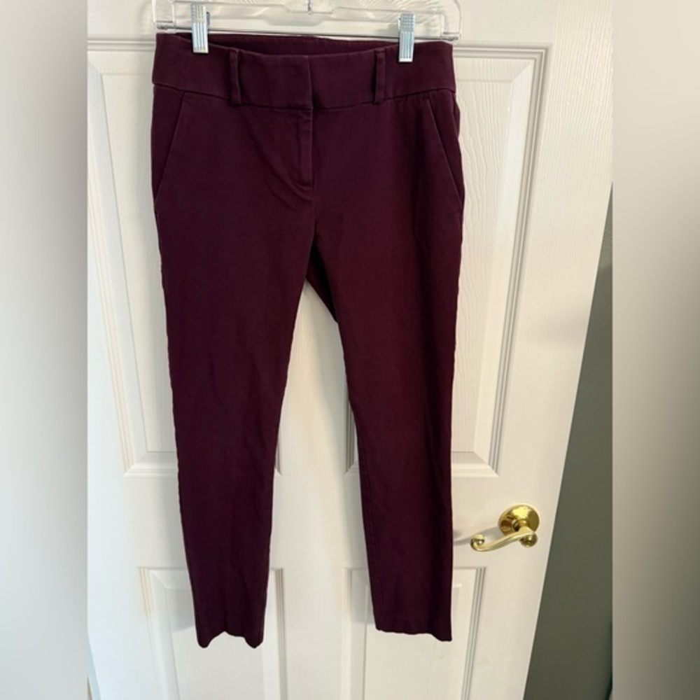 LOFT Burgundy Women's Trousers